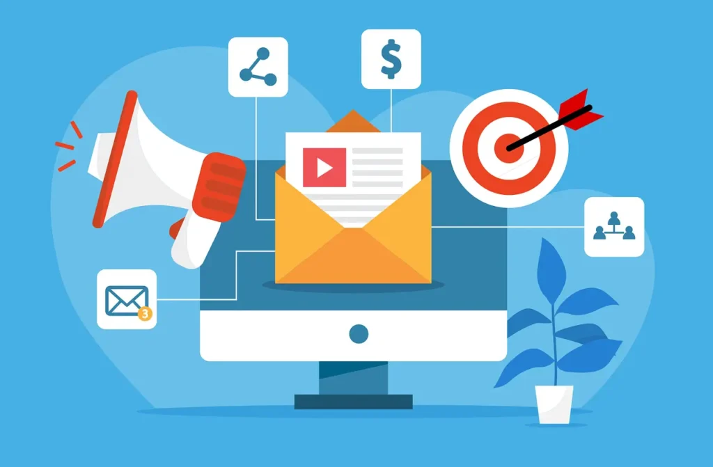 A comparison chart showing email open rates for Tuesday and Wednesday to analyze the best day for email marketing.